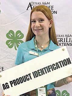 Ag Product ID competitor was Kylee Hoffmann.