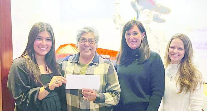 A $30,000 grant was awarded to Senior Connections by Stanzel Family Foundation. Shown are (from left) Melanie Ramirez, representing Stanzel Family Foundation; Cindy Villarreal, executive director, Senior Connections; Amanda Kridel, director of marketing and development, Senior Connections; and Cheryl Pekar representing Stanzel Family Foundation.