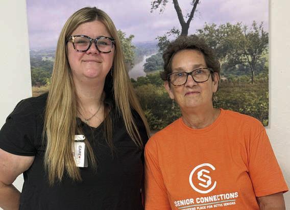 Fan Drive – Melissa Steinbeck (left), marketing director at Care Inn of La Grange, and Stephanie Shroyer (right), Senior Connections program director, are partnering to create a fan drive for the elderly in the Schulenburg vicinity. If you or someone you know needs a fan to stay cool this summer, contact Senior Connections at 979-743-3227. Likewise, to donate new fans for the cause, please contact Senior Connections. The day of the drop-off and fan pick-up will be Thursday, Aug. 21.