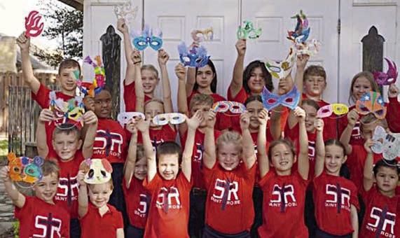 “Unmasking Potential with PAT,” the National PAT Day theme, was carried out by students at St. Rose of Lima Catholic School in Schulenburg.