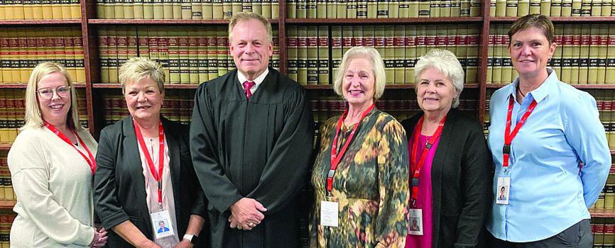 Five CASA volunteers sworn in