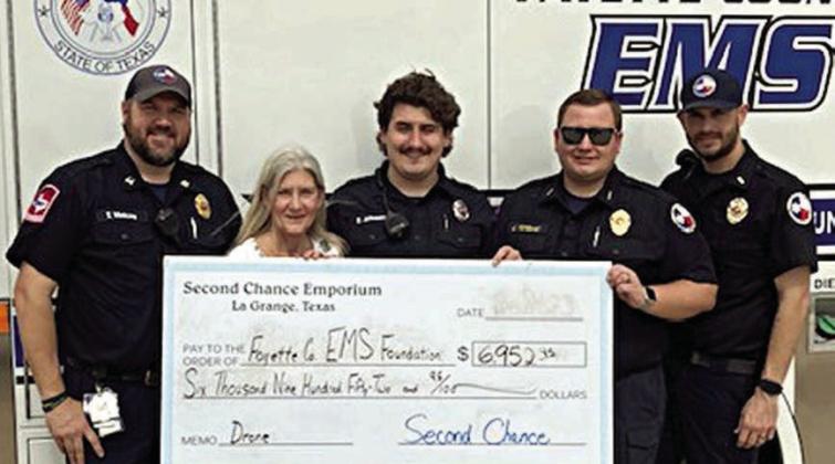 Second Chance gives to EMS Foundation to purchase drone