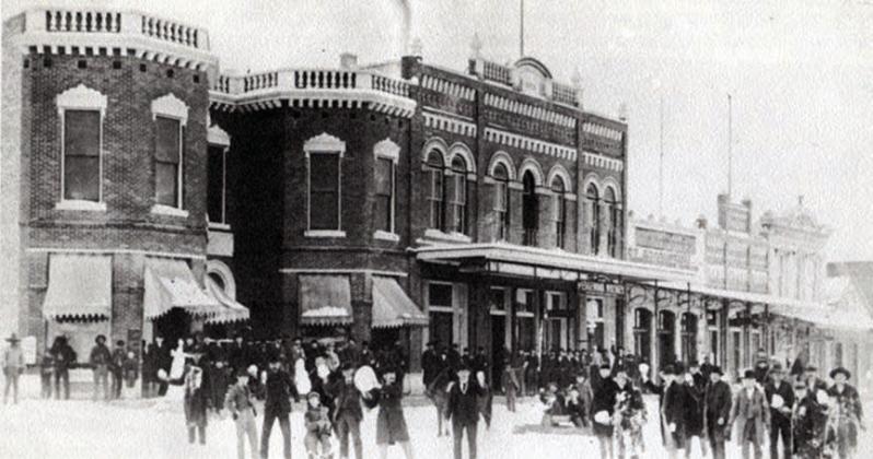 North Main Street east of Upton Avenue in 1895.