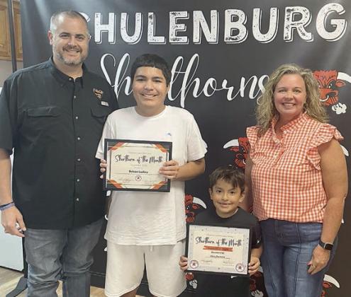 SISD students of the month