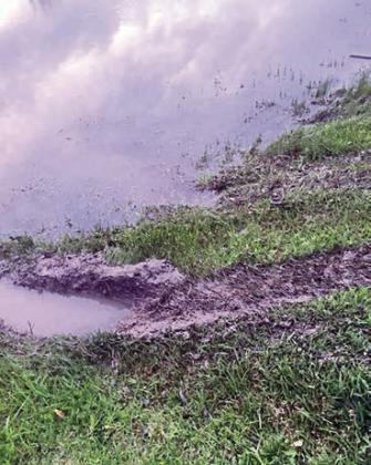 Damage by UTV reported at Frisch Auf! golf course