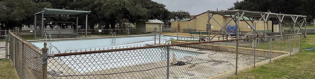 The City-owned pool in Wolters Park remains empty as it failed to meet certain codes and, therefore, will not be open this year. Sticker Photo By Darrell Vyvjala