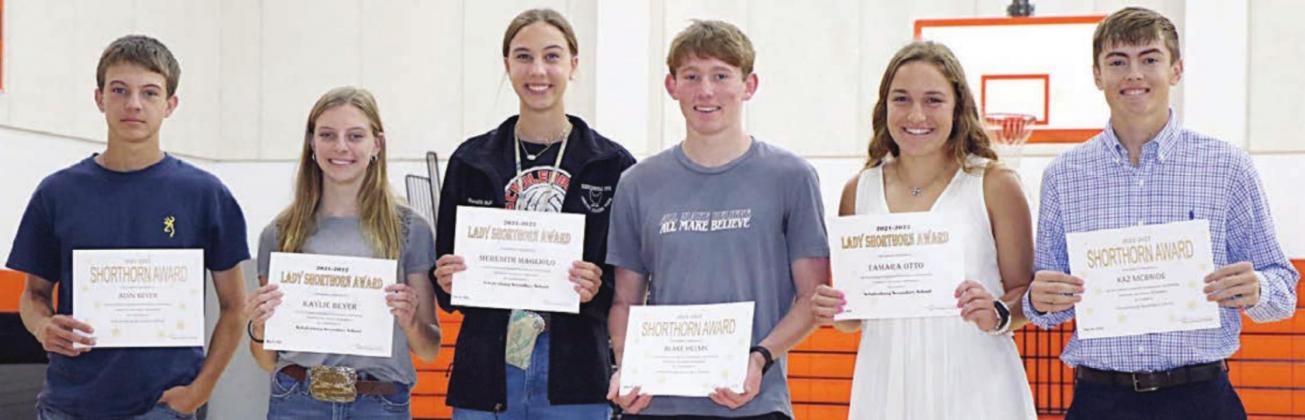 Shorthorn &amp; Lady Horn award winners