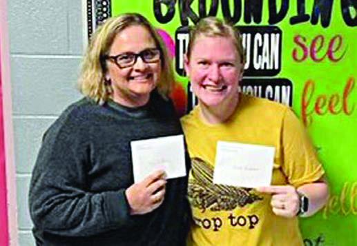 (from left) Kim  Wellborn and Carol Hargadine