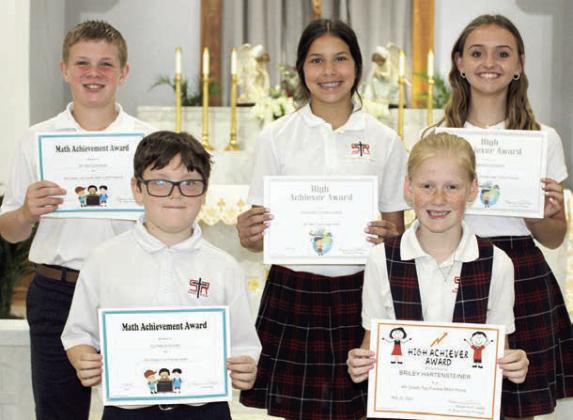 Freckle Math, Accelerated Reader program awards presented to St. Rose students
