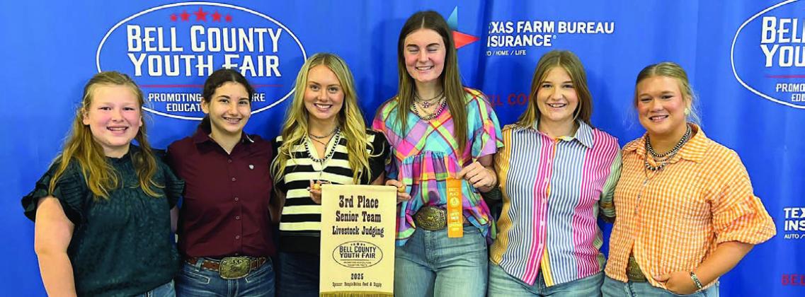FFA team enters Bell County Livestock Judging Contest