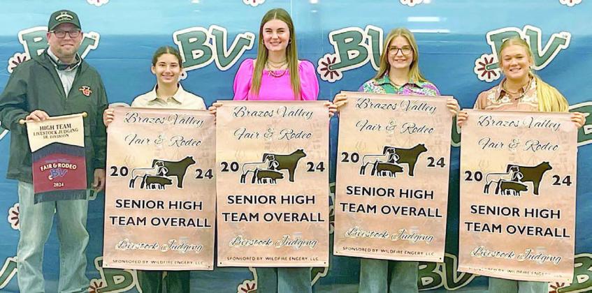Schulenburg FFA team wins Brazos Valley Fair Livestock Judging Contest