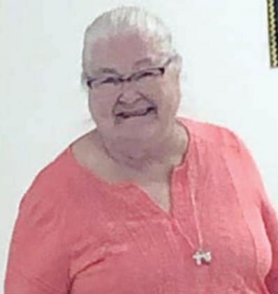 SPEAKER – Betty Gabler, who lives in Flatonia and is a regular attendee at the NVCC center, gave the “Getting to Know You” presentation on Monday, Nov. 2. Gabler enjoys meeting new people, creating artwork, sewing, working with children, and she loves her family the best.