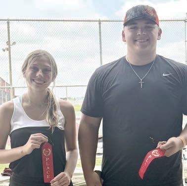 BRENNAN CHUDEJ &amp; MARSHALL WELLBORN 2nd Place Junior Varsity Mixed Doubles