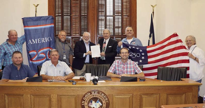 Commissioners Court establishes Fayette County Semiquincentennial Commission