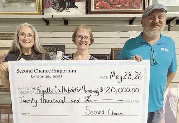 $20,000 goes to Habitat for Humanity