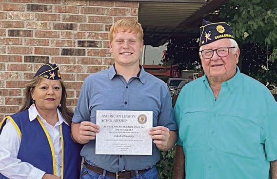 Hranicky gets Legion scholarship