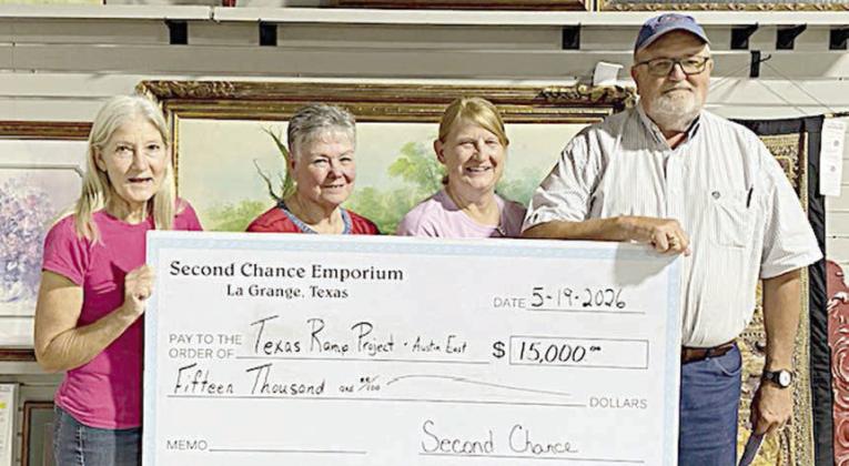 Ramp Project receives donation from Second Chance