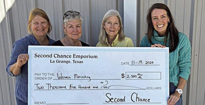 Women Ministry receives donation from Second Chance