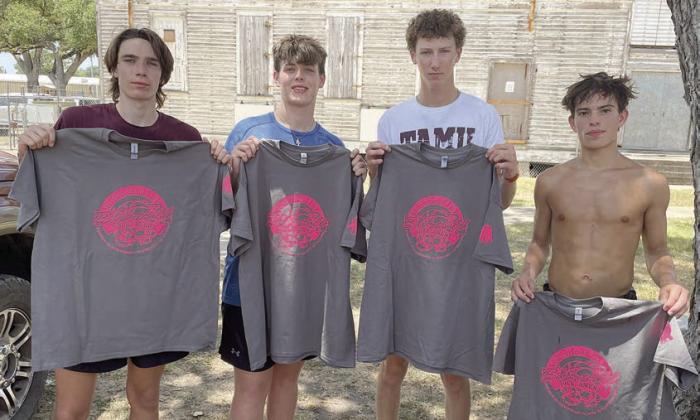 Second place – “Rod Wave Elite” - (from left) Logan Eschenburg, Camden Bosl, Gavin Almaguer, and Brock Montier. Sticker Photo By Darrell Vyvjala