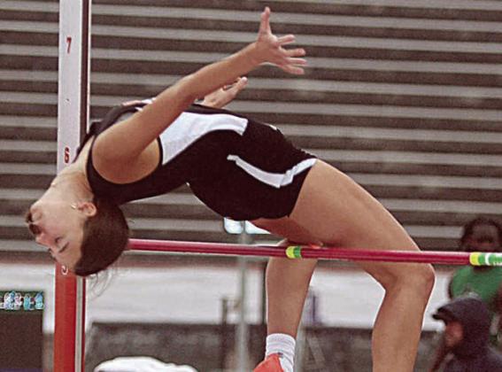 In the May 9 issue – Lady Horn senior Meredith Magliolo qualified for the state meet in the high jump for a third straight year, earning a bronze medal to go with a gold and a silver.