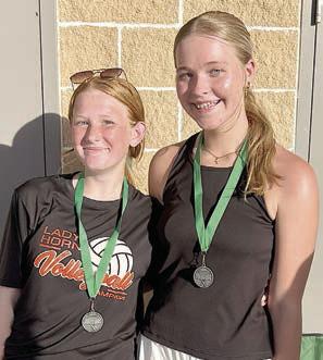 AVERY HARTENSTEINER &amp; AUBRYN JANDA JV Girls’ Doubles – Second Place
