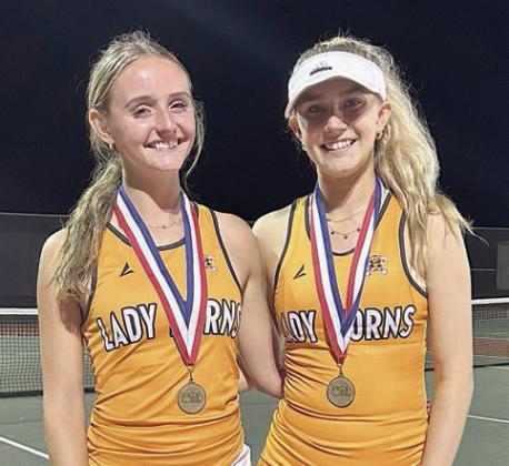 MIRANDA BONNER &amp; JENNA GUENTERT 1st Place Varsity Girls’ Doubles