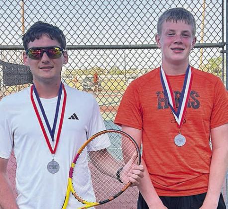 WILL TAYLOR &amp; BO BROSSMANN 2nd Place Varsity Boys’ Doubles