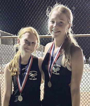 AVERY HARTENSTEINER &amp; AUBRYN JANDA 3rd Place Varsity Girls’ Doubles