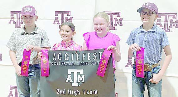 Fayette County 4-H’ers compete in AggieFest Livestock Judging Contest