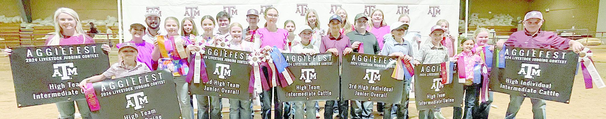 Fayette County 4-H’ers compete in AggieFest Livestock Judging Contest