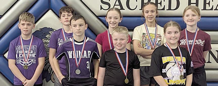 District 190 winners at K. of C. diocese free throw contest