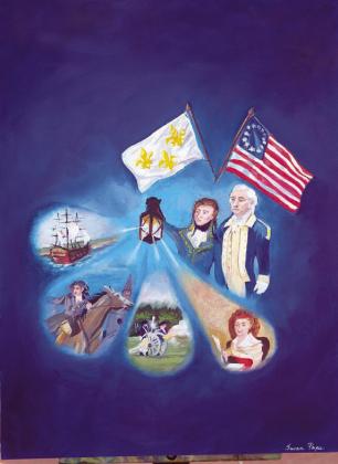 DAR commissions play about Lafayette, Washington to kick off semiquincentennial celebration in Fayette County