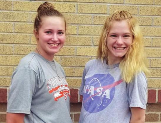 READY WRITING – (from left) Regan Lux (5th Place) and Brysen Brown (1st Place &amp; Regional Qualifier). Not pictured: Annelyse Galipp.