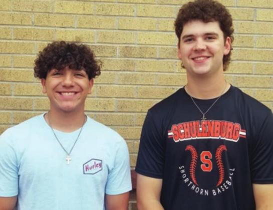 SPELLING – (from left) Trent Mendez and Brett Janecek (5th Place). Not pictured: TJ Speed.