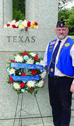 Robert Armen Herzik, American Legion Post 143 member who also made the trip to Washington, D.C.
