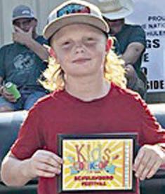 KIDS’ COOKOFF WINNER (712) – Cruz Bryce (above), “East Texas Smokers” of Timpson. 2nd Place – Sommer Hughes, “Summer Time Cookers” of Waller. 3rd Place – Melody Richardson, “Sarah’s Tender Loving Care Learning Center” of Flatonia. Sticker Photo By Kade Vyvjala