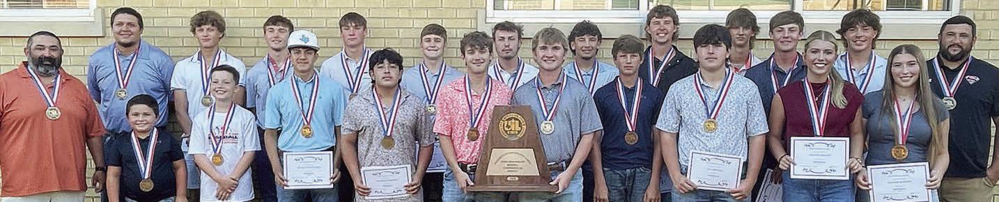 State semifinalist medals, trophy presented