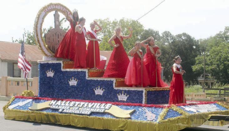 2nd Place Small Chamber of Commerce – Hallettsville. Sticker Photo By Darrell Vyvjala