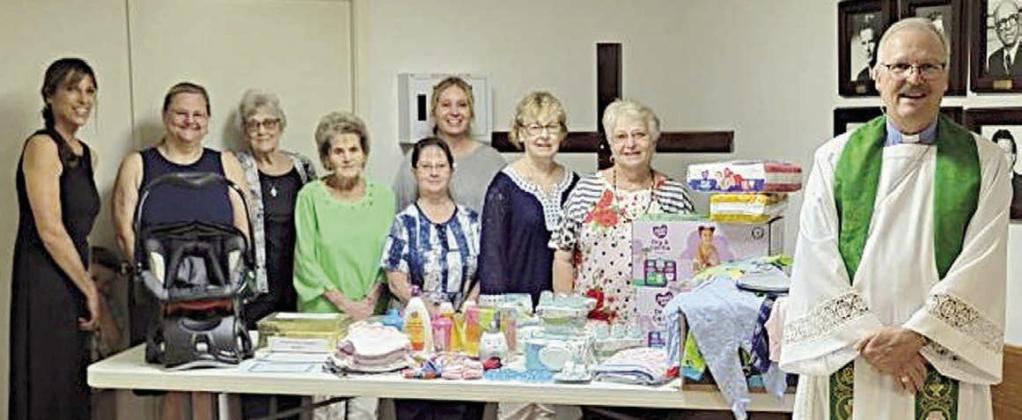 Dorcas Guild sponsors collection for Sealy Pregnancy Resource Center