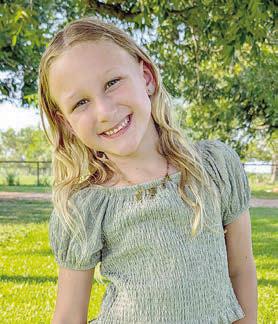 Little Miss Contestant Harper Krebs, daughter of Michael and Katy Krebs, a second grade student at Fayetteville Elementary