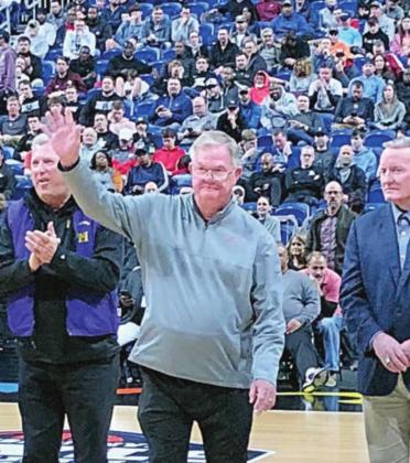 Coach Hoog honored by UIL at state basketball tourney