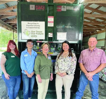 Recycling Center gets new baler thru H-E-B grant