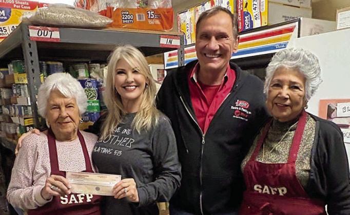 Crossroads Christian Fellowship donates to SAFP