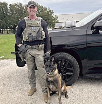 Sgt. Randy Thumann and K-9 partner Kolt arrested a San Antonio man on drug and money laundering charges after a traffic stop on Interstate 10 on Oct. 10.