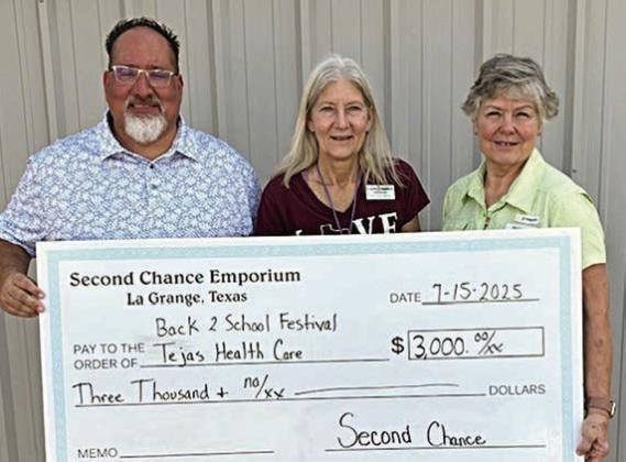 Second Chance gives to Back 2 School event