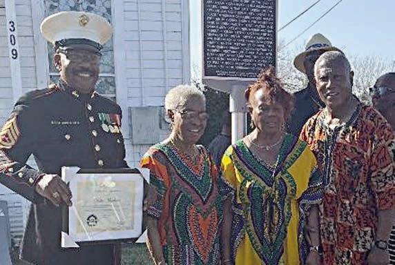 Marker dedicated at Stevens Chapel UMC