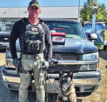 Sgt. Randy Thumann, with assistance from K-9 partner Kolt, located $7.5 million in Fentanyl inside the battery of a Chevrolet Silverado pickup during a traffic stop on I-10 near Flatonia.