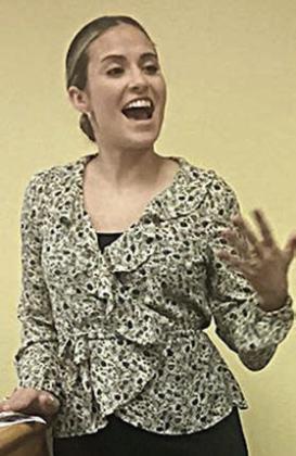 Destiny Psencik gave a presentation about Turtle Wing Foundation.