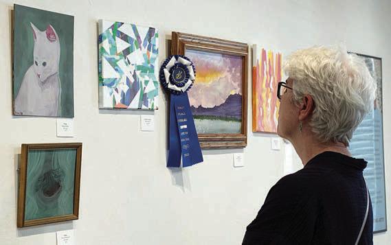 The opening exhibition in the Emerging Artists Competition was held on Saturday, Aug. 5 at the ARTS Ross Gallery in Fayetteville. The exhibition will remain open through Aug. 26.