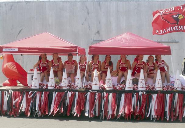 1st Place Youth Organizational – St. Rose Cheerleaders &amp;amp; Pep Squad. Sticker Photo By Darrell Vyvjala